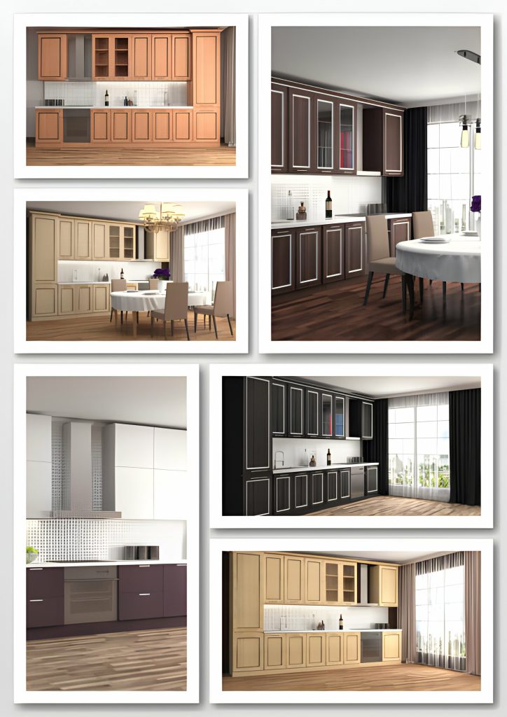 What are the different types of inset kitchen cabinets?